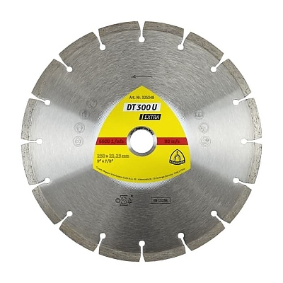 DT 300 U Extra - универсален диск за рязане на стр. материали и бетон 230 мм. х 22.23 мм.