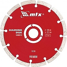 Диск диамантен за сухо рязане 150 х 22,2 мм, , сегментиран