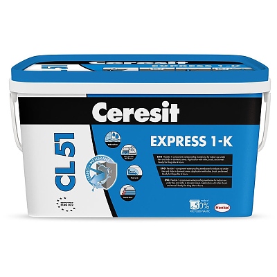 Гъвкава хидроизолация еднокомпонентна Ceresit CL 51 5 кг.