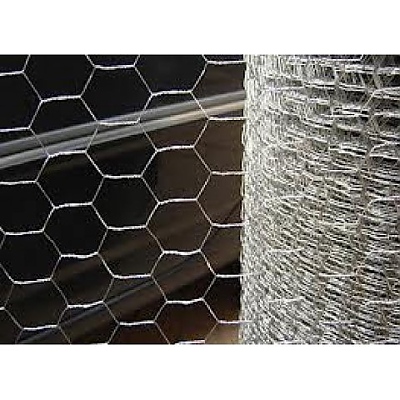 Мрежа оградна телена кокошарска поцинкована Ф 0.8 мм, 140 см, 31x31 мм