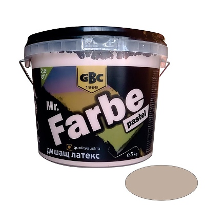 Дишаща интериорна акрилна боя / латекс GBC Mr.Farbe 5004 3 л. 5 кг. SURPRISE