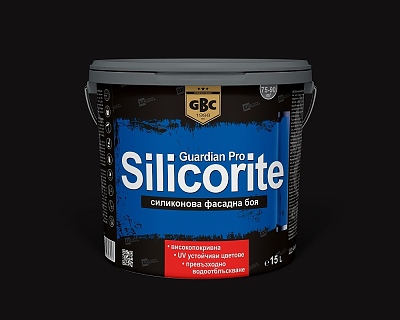 Силиконова фасадна боя GBC Silicorite Guradian Pro 1 л. BASE W 