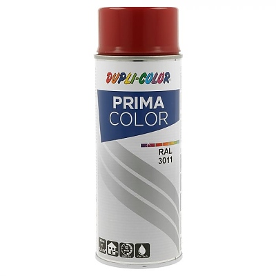 Спрей Dupli Color Prima 400мл, RAL3011 тъмно червен