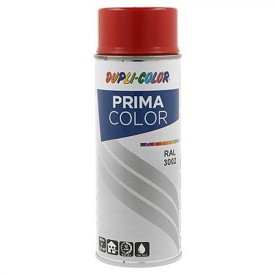 Спрей Dupli Color Prima 400мл, RAL3002 гланц керемидено червен