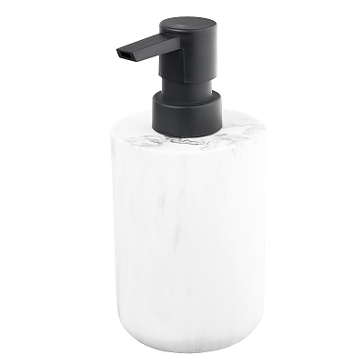 Дозатор за течен сапун бял мрамор Bianco 
