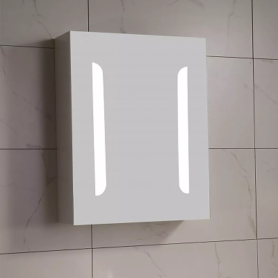 Горен огледален шкаф АЛОРА с LED осветление 4514-55
