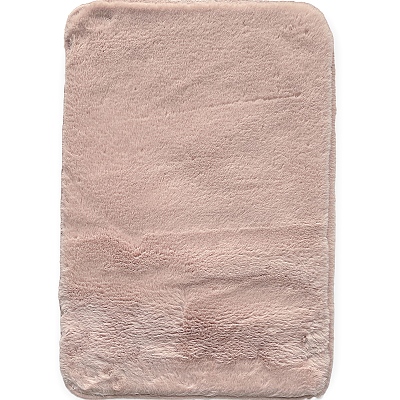 Килимче бъни розово гумиран гръб 67/200
