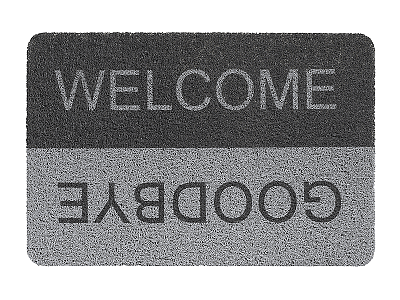 ИЗТРИВАЛКА КЪРЛИ ПРИНТ 40Х60СМ  WELC/GB 201315-40/60-004