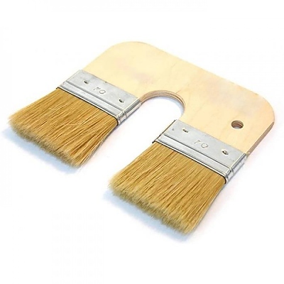 ЧЕТКА ЗА ДЕКОРАЦИЯ ДВОЙНА 2Х70Х9 018601