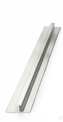 ЛАЙСНА ЗА МРАМОРЕН ПАНЕЛ  Н-ОБРАЗНА СРЕБРО