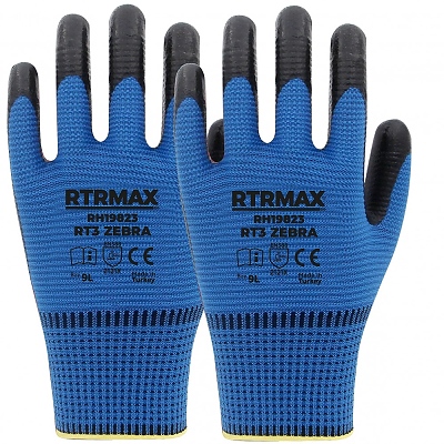 Ръкавици топени в нитрил ZEBRA RTRMAX 45196