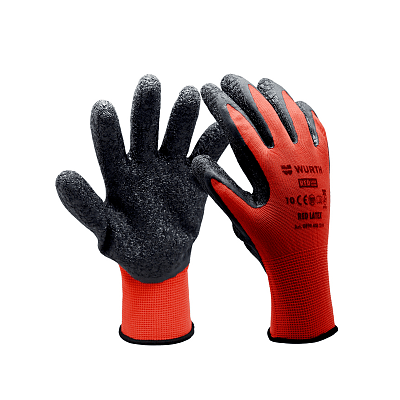 Ръкавици за механици RED LATEX GRIP рамер 10 монтажни