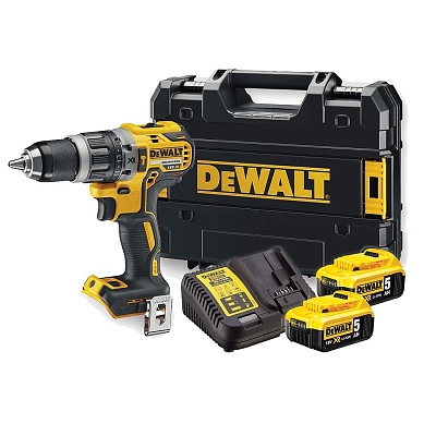  Акумулаторен винтоверт DeWalt DCD796P2 / 18 V , 5 Ah 