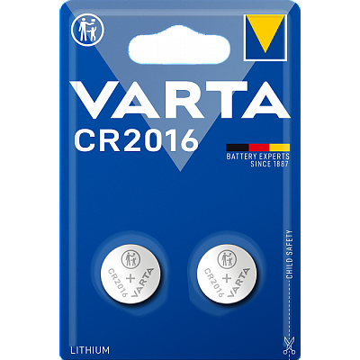 Литиеви батерии Varta CR 2016 Electronics Lithium 3V 2-pack