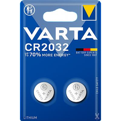 Литиеви батерии Varta CR 2032 Electronics Lithium 3V 2-pack