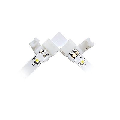 Свързващ елемент за LED ленти L-CONNECTOR ∙ 8/10 мм