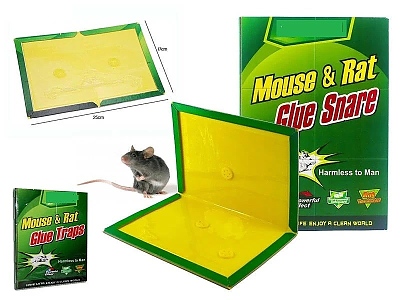 Капан с незасъхващо лепило за мишки и плъхове 16 х 21,5 см. GREEN TRAP