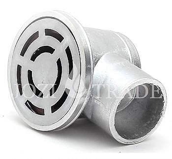 Сифон рогов кръгъл алуминиев евро отвор Ф50 / 1025